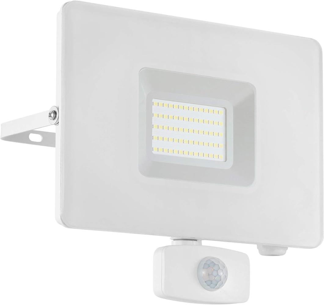 Eglo 33159 LED Outdoor Wandleuchte FAEDO 3 weiß klar L:20,5cm H:20cm T:5cm Sensor IP44 Bild 1