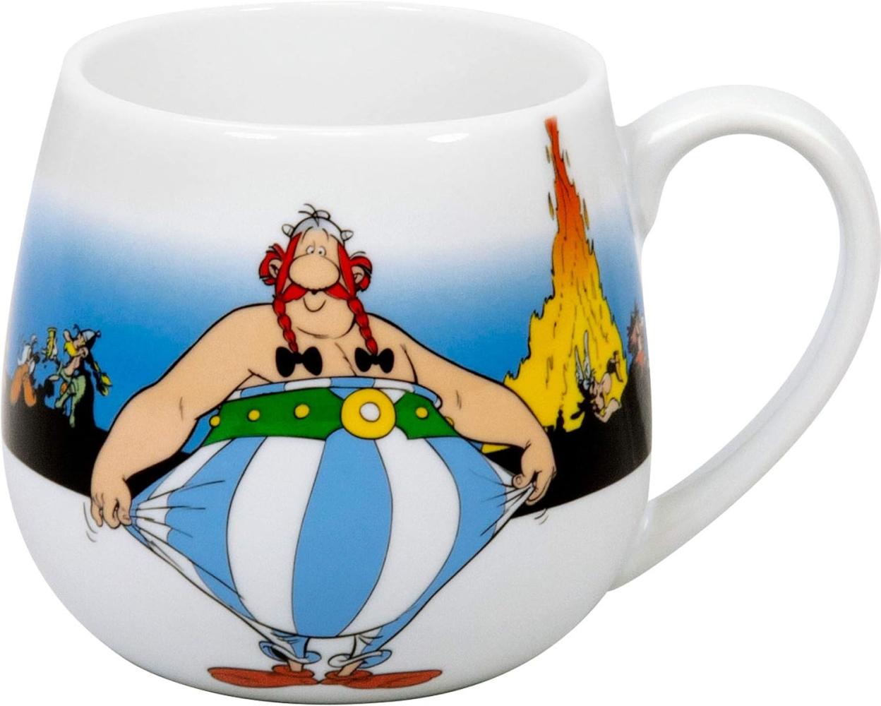 KÖNITZ Kuschelbecher Asterix - Ich bin nicht dick - 420 ml / Motivtasse Bild 1