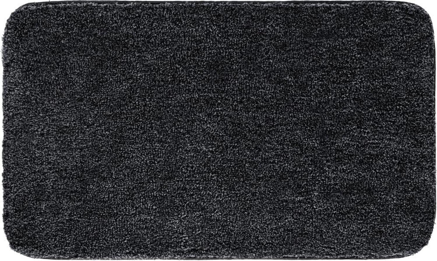 Grund Melange Badteppich, Acryl, Anthrazit, 60 x 100 cm Bild 1