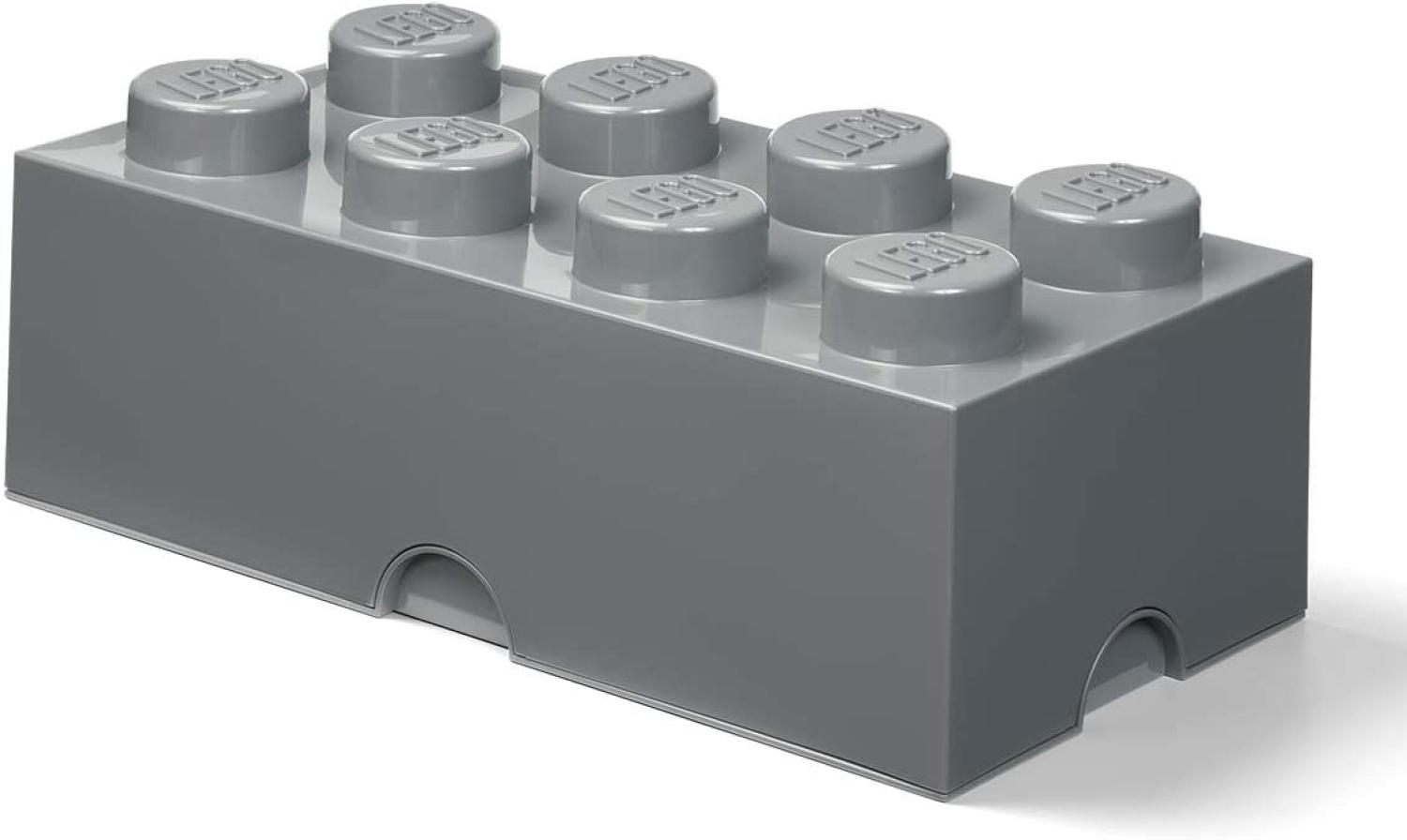 Lego 'Storage Brick 8' Aufbewahrungsbox dunkelgrau Bild 1