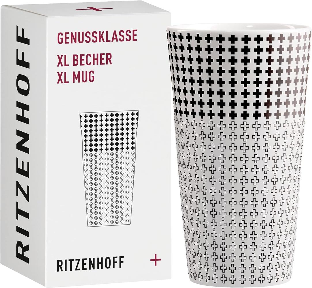 Ritzenhoff Genussklasse Kaffeebecher XL 525 ml Plus-Zeichen Bild 1