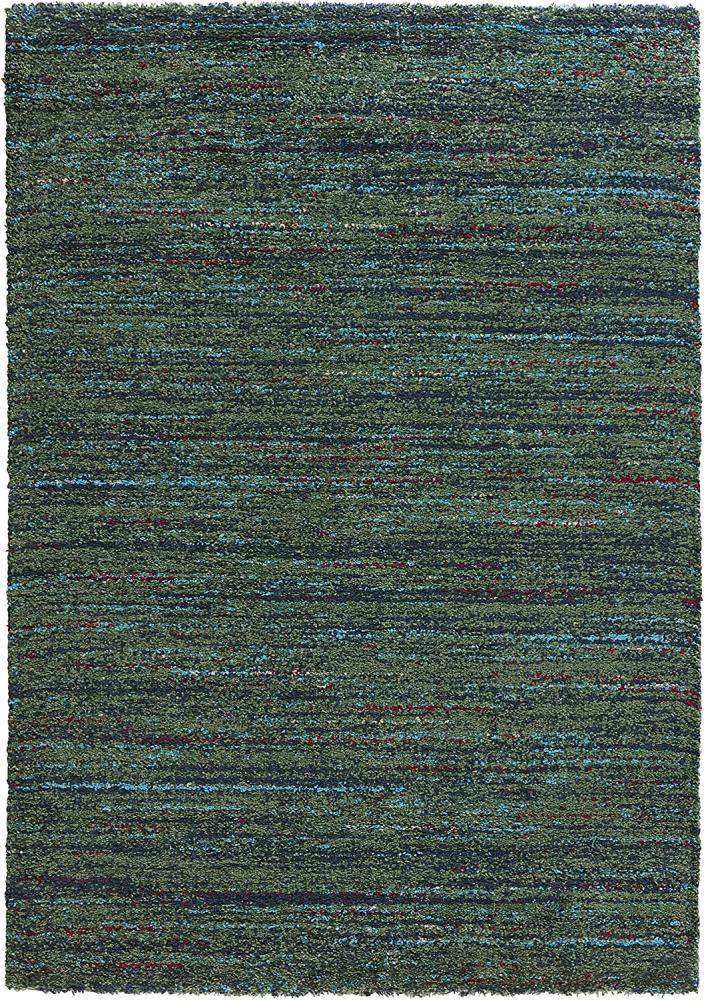 Hochflor Teppich Chic meliert grün - 80x150x3cm Bild 1