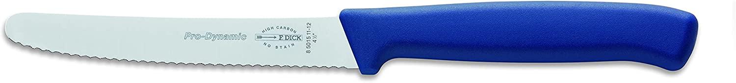 F. DICK ProDynamic Allzweckmesser 11 cm Wellenschliff Küchenmesser blau Bild 1