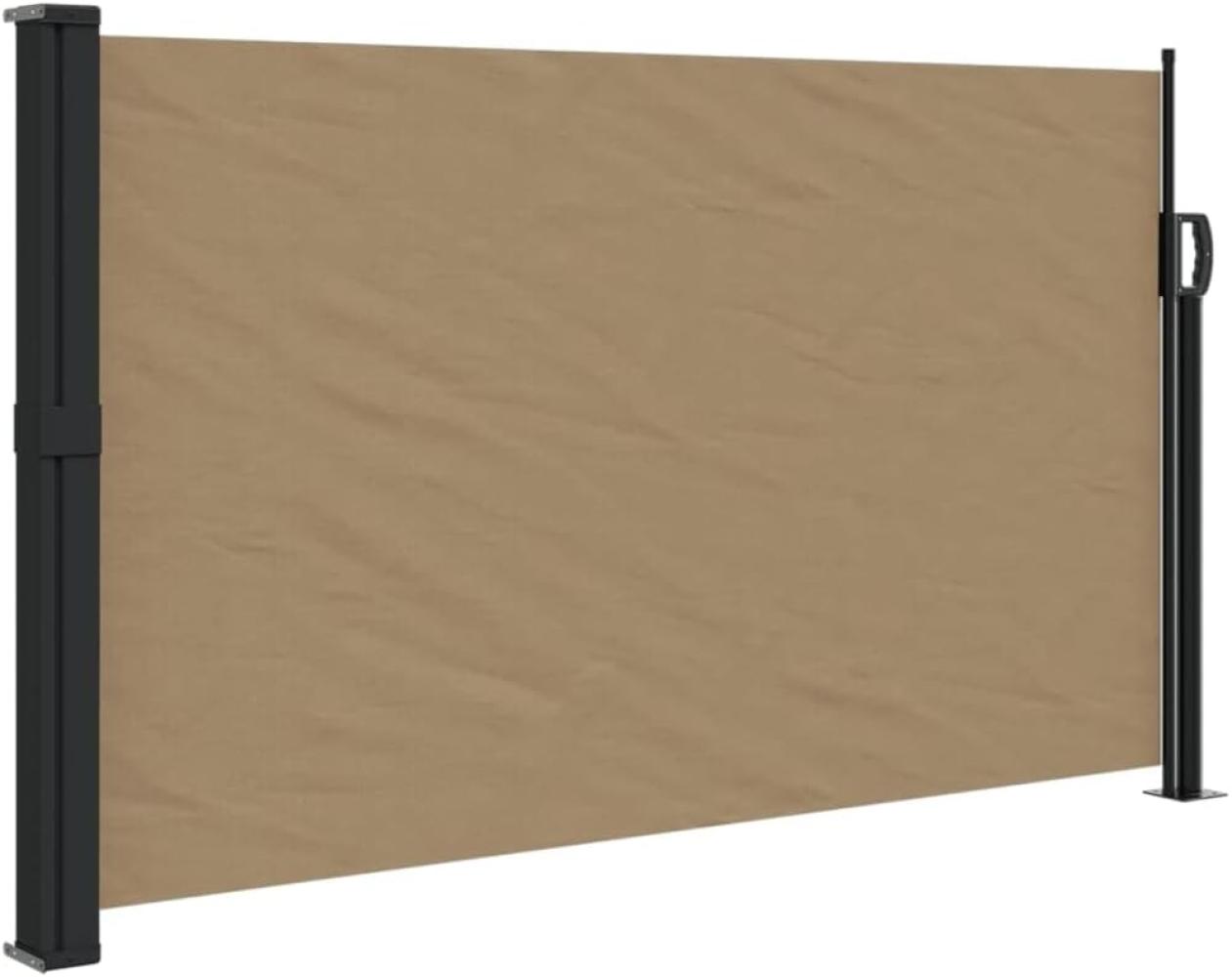 Seitenmarkise Ausziehbar Taupe 120x500 cm 4004409 Bild 1