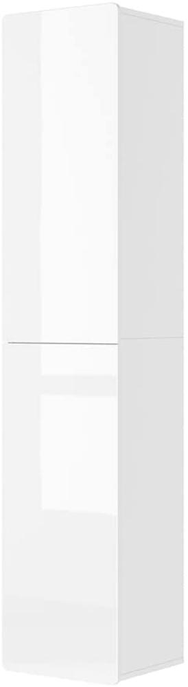 Vicco 'Izan' Badezimmerschrank, Spanplatte weiß, 40 x 184,2 x 37 cm Bild 1