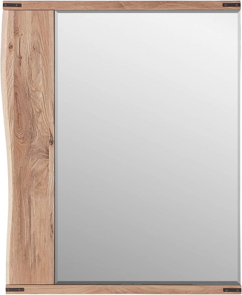 Möbel-Eins BANTY Spiegel 65x81 cm, Material Teilmassiv, Wildeiche Bild 1