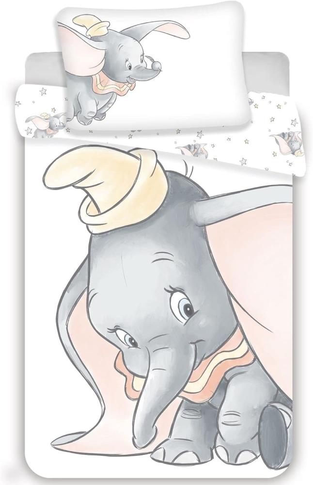Disney Baby Bettwäsche Disney Dumbo 100 x 135 cm 100% Baumwolle Bild 1