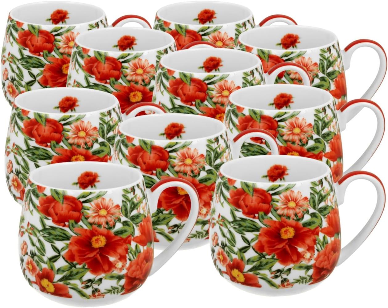 DUO FLORAL Fassbecher 430 ml FELICITY New Bone China Porzellan Bild 1