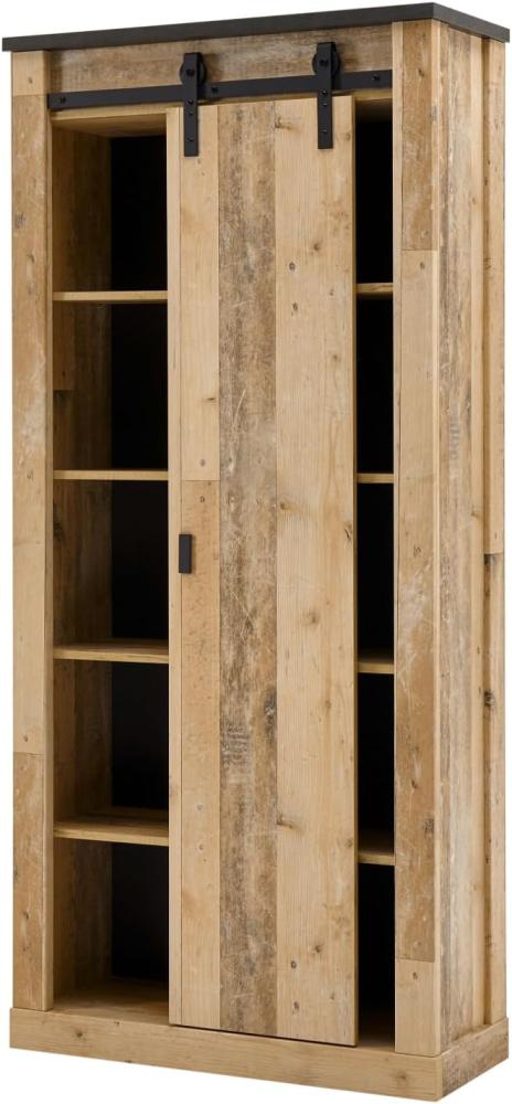 Badezimmer Hochschrank Stove in Used Wood hell 93 x 201 cm Bild 1