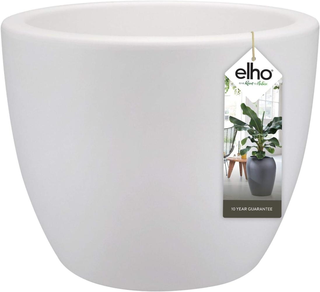 Elho Pure Soft Round Wheels 60 - Blumentopf - Weiss - Drinnen & Draußen - Ø 59 x H 44. 5 cm Bild 1