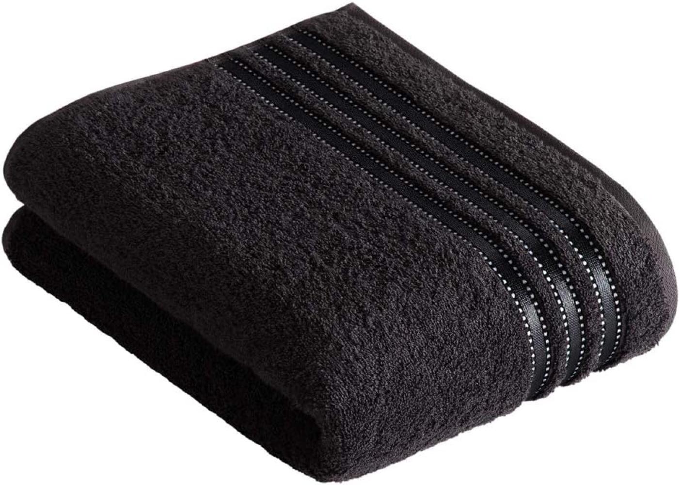 Vossen Handtücher Cult de Luxe | Duschtuch 67x140 cm | schwarz Bild 1