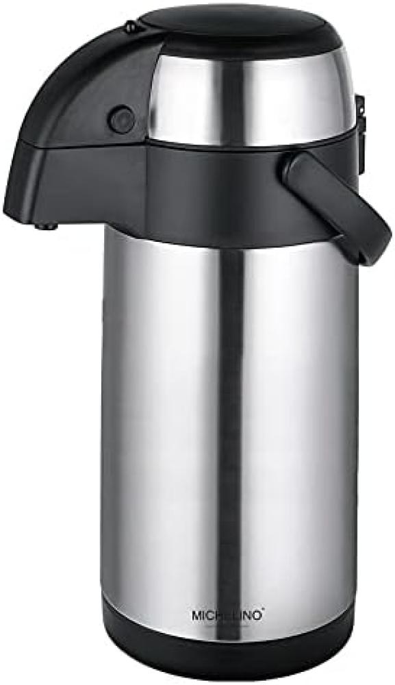 Michelino 5L Thermoskanne Doppelwandig Getränkespender Isolierkanne Kanne Kaffee Tee Teekanne Bild 1