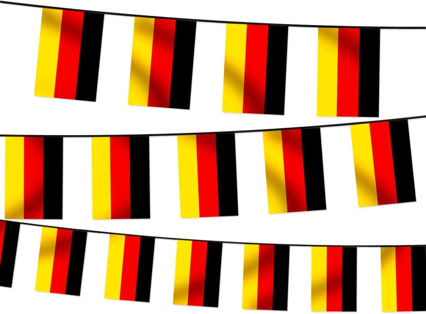 2 Stück Deutschland WM 8M Wimpelkette Fahnenkette Flaggenkette Fanartikel Bild 1