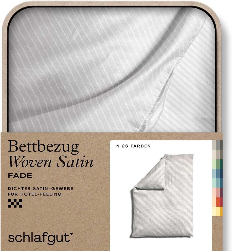 Schlafgut Woven Fade Bettwäsche | Bettbezug einzeln 135x200 cm | white-sand-light Bild 1