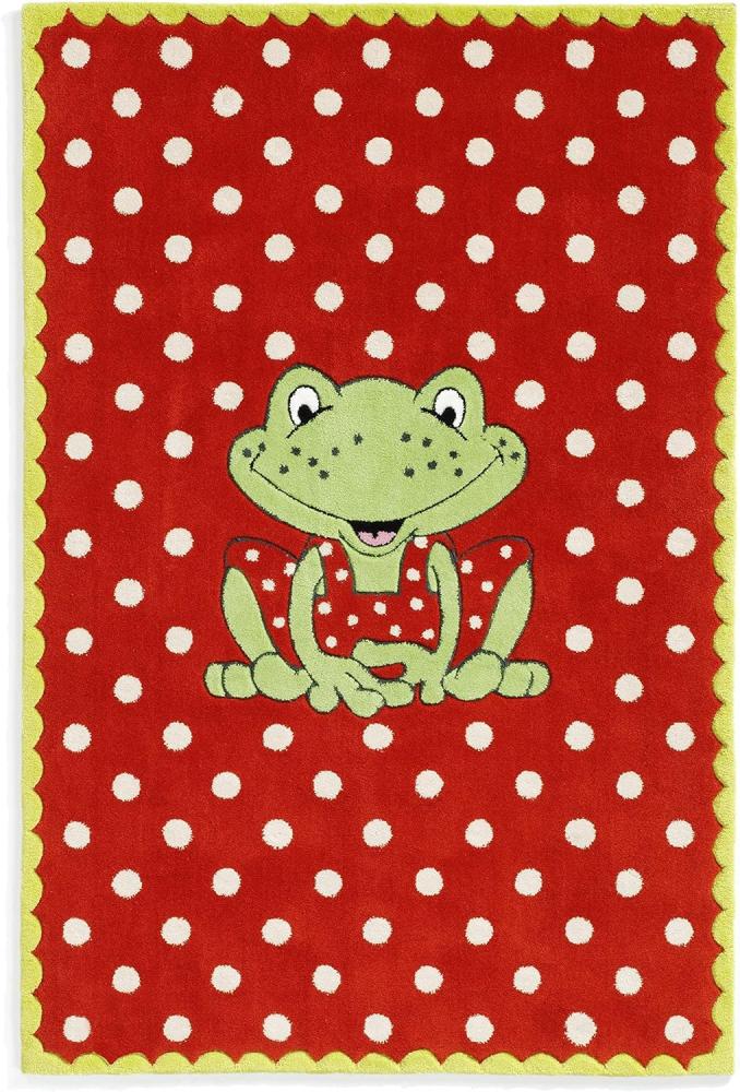 Kinderteppich- Oskar der Frosch 190 x 130 cm Bild 1