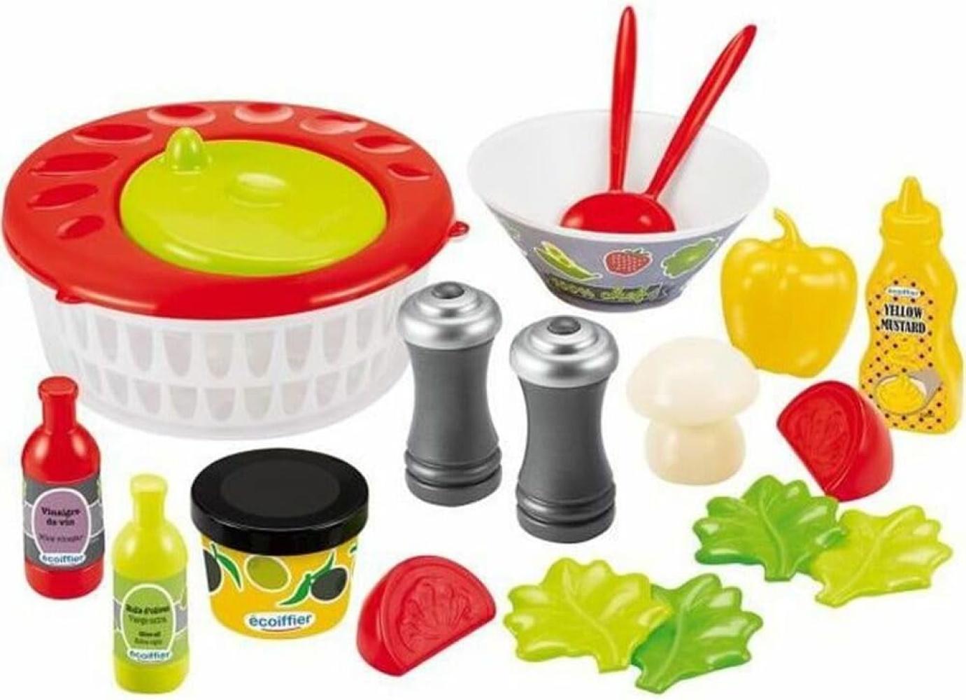 Salat-Set mit Salatschleuder für Kinderküche Bild 1