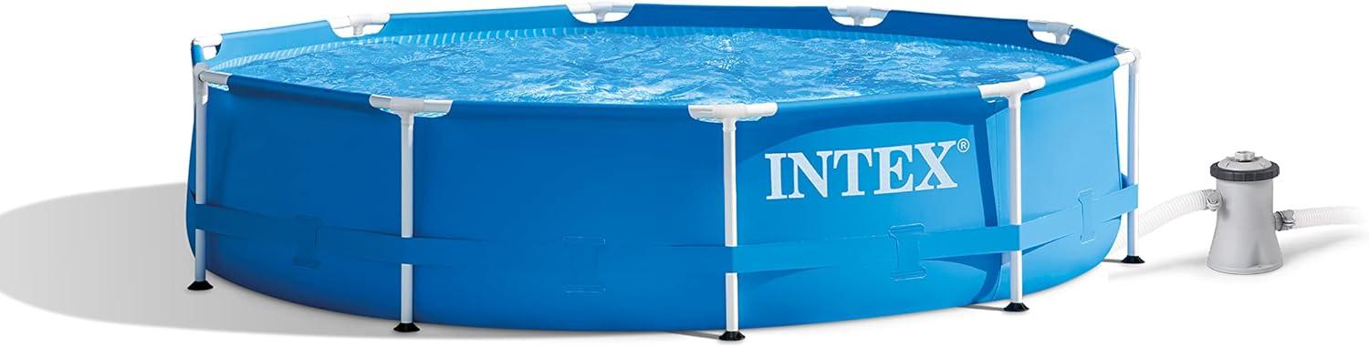 INTEX Swimming Pool Metal Frame 305x76cm + Pumpe 28202 GS Bild 1