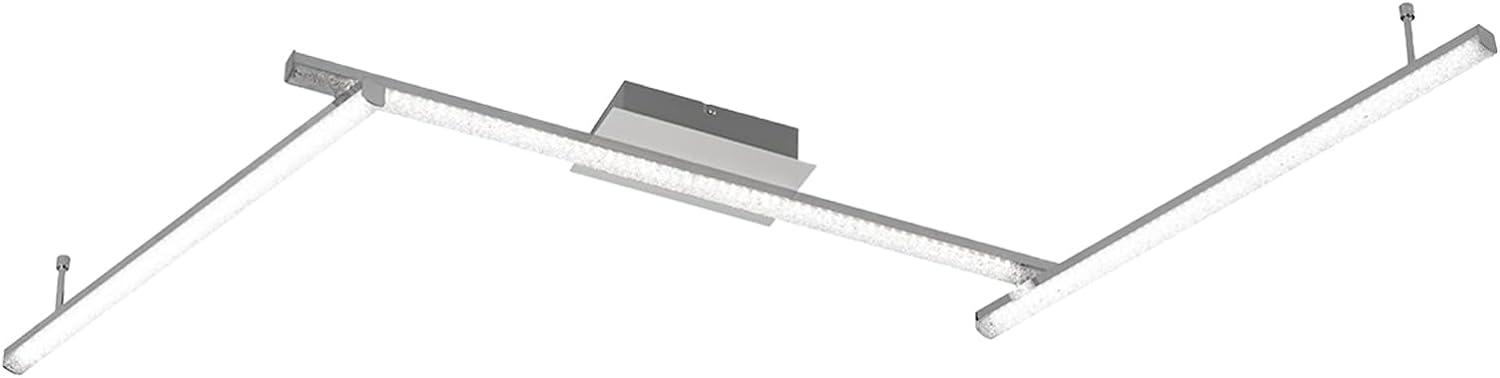 LED Deckenleuchte AKRON dimmbar in Silber matt, Breite 180cm Bild 1