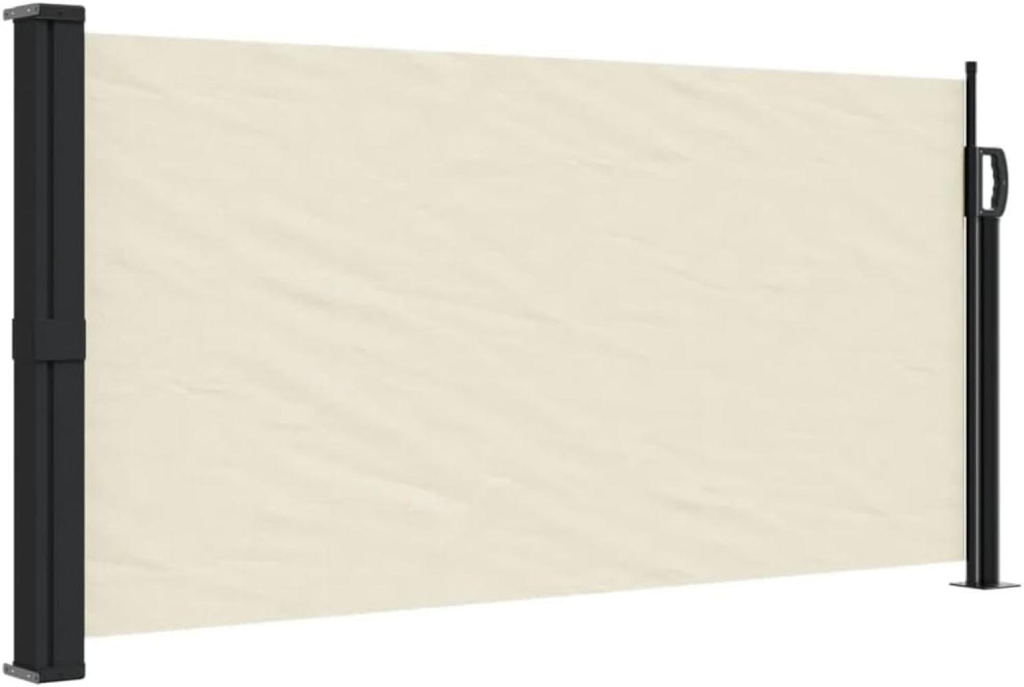 Seitenmarkise Ausziehbar Creme 100x500 cm 4004385 Bild 1