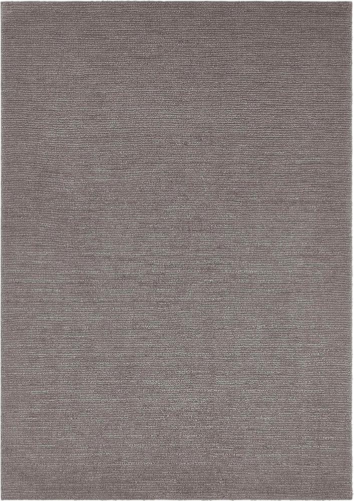 Design Kurzflor Teppich Supersoft Dunkelgrau 80x250 cm Bild 1