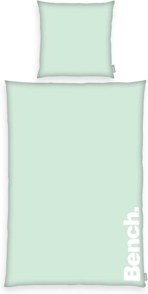Bench Renforce Bettwäsche Pastel Colours | 135x200 cm + 80x80 cm | grün Bild 1