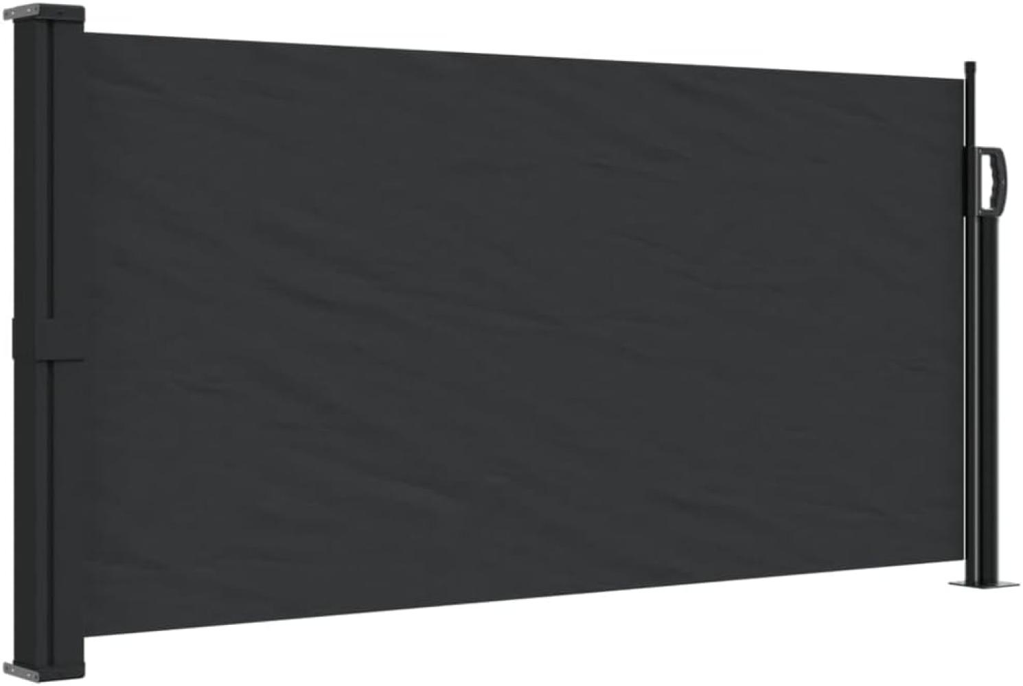 Seitenmarkise Ausziehbar Schwarz 100x500 cm 4004384 Bild 1