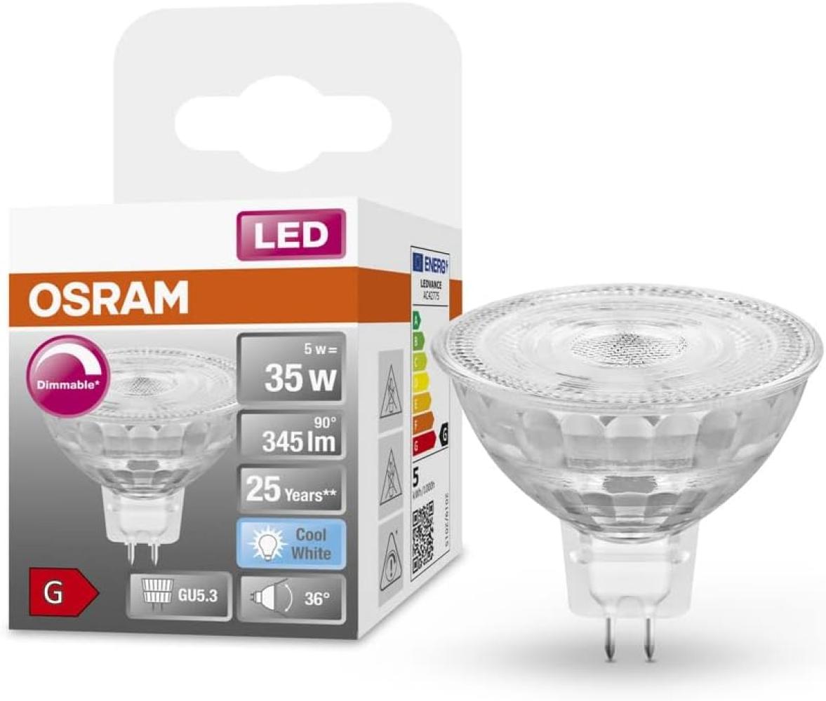 Osram LED-Lampe MR16 5W/940 (35W) 36° Dimmable GU5. 3 Bild 1