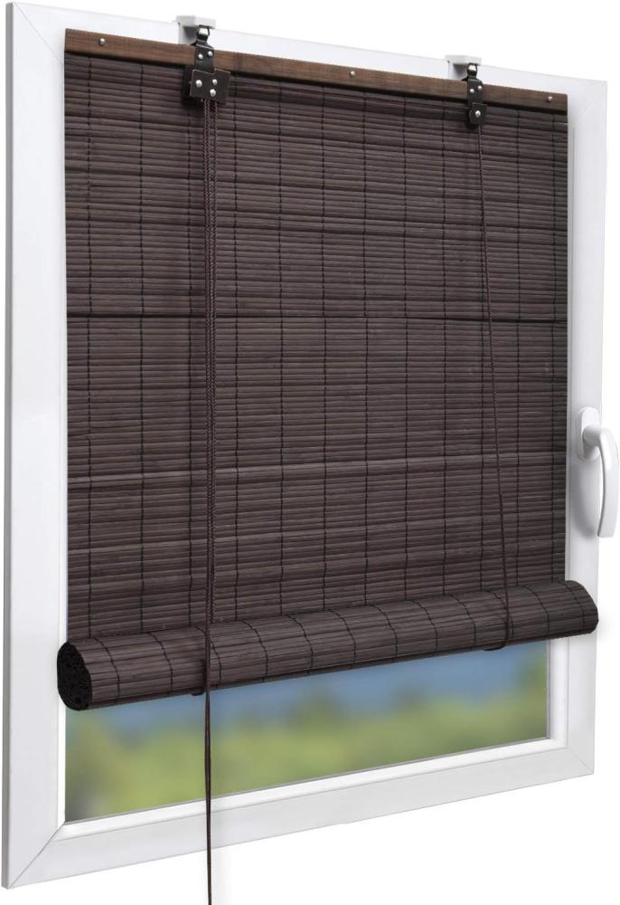 Sol Royal Bambusrollo SolDecor B86 Braun, 160x60 cm Bild 1