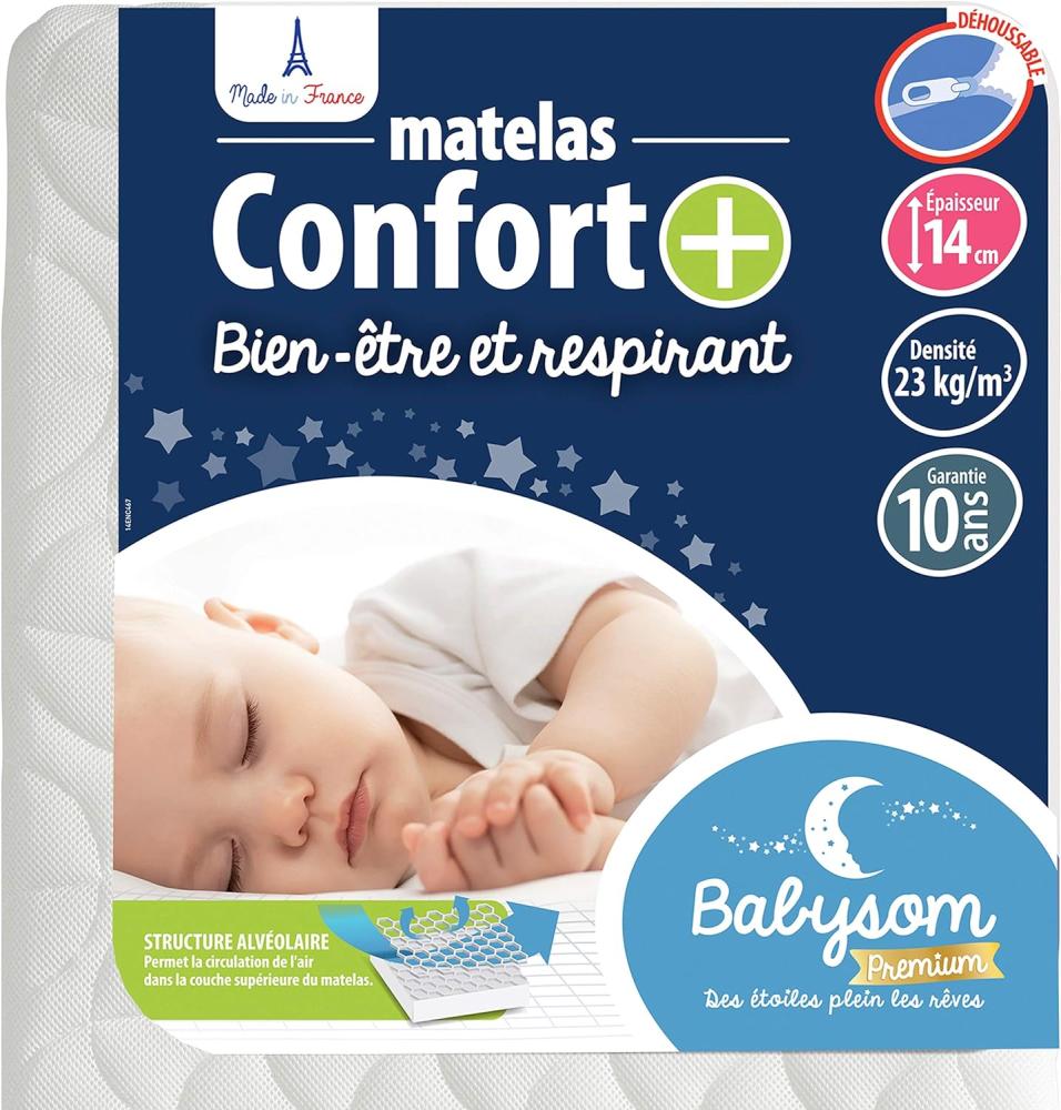 Babysom 'Komfort +' Schaumstoffmatratze 60x120x14cm Bild 1