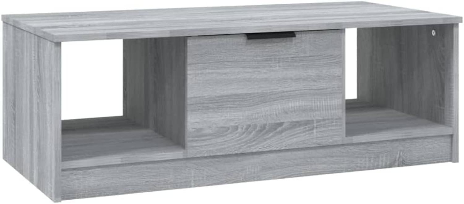 Couchtisch Grau Sonoma 102x50x36 cm Holzwerkstoff Bild 1