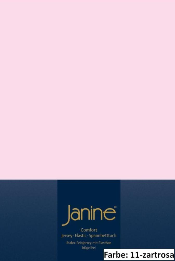 Janine Spannbetttuch ELASTIC-JERSEY Elastic-Jersey zartrosa 5002-11 200x200 Bild 1