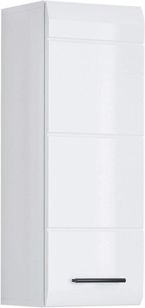 trendteam smart living Badezimmer Hängeschrank Wandschrank Skin, 30 x 77 x 24 cm in Weiß Hochglanz mit viel Stauraum Bild 1