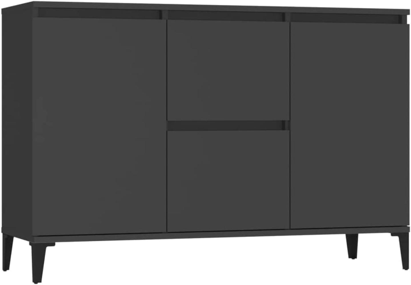Sideboard Grau 104x35x70 cm Holzwerkstoff Bild 1