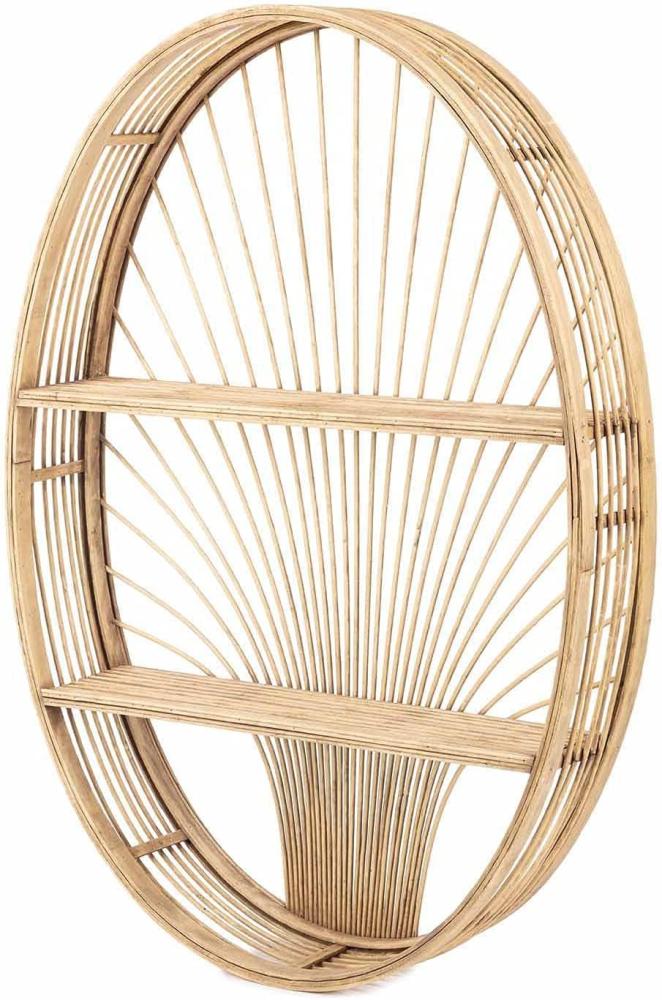 KidsDepot Messa Rattan Wandregal Holz natur Bild 1