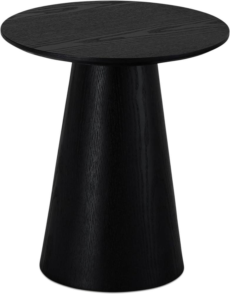 Runder Couchtisch mit Säulenfuß Tango Schwarz ø45x50 cm Bild 1