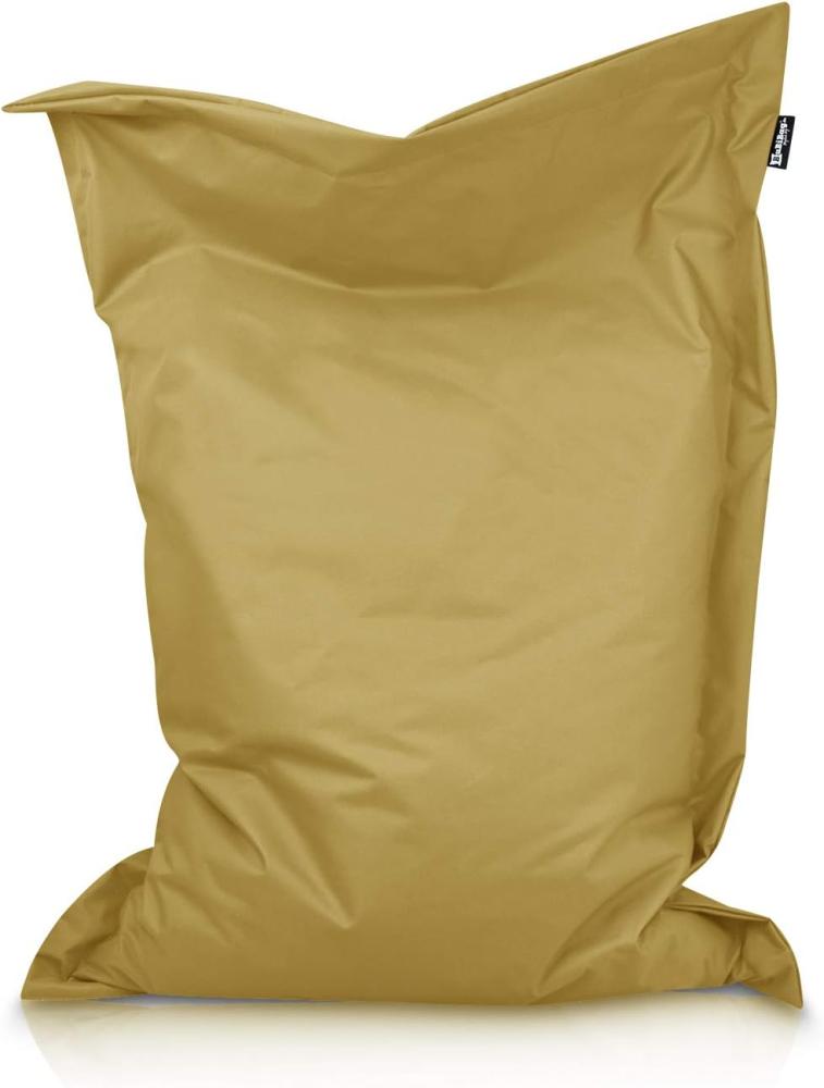 BuBiBag XXL Sitzsack, Outdoor Sitzsäcke für Kinder und Erwachsene, Bodenkissen Beanbag Fatboy wetterfest (Sand 220x120cm) Bild 1