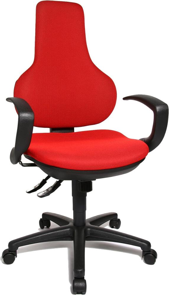 Topstar Ergo Point® SY Bürostuhl rot ohne Armlehne Bild 1