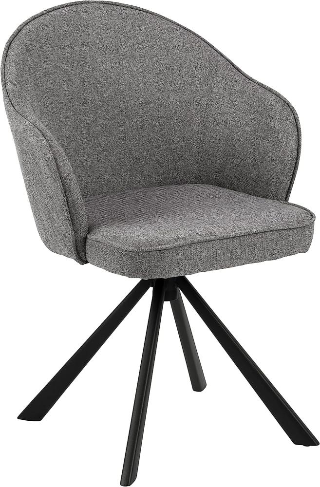 Mitzie Esszimmerstuhl Drehfunktion grau schwarz Stuhl Esszimmer Küchenstühle Bild 1