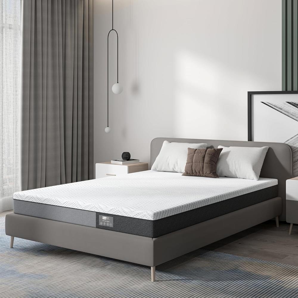 BedStory matratze, Schaumstoff, Grau/Weiß, 160 × 200 cm Bild 1