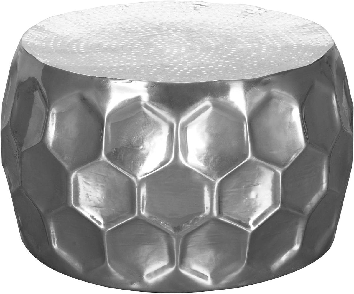 Wohnling 'Beehive' Couchtisch, Aluminium orientalisch silber, 60 x 36 x 60 cm Bild 1