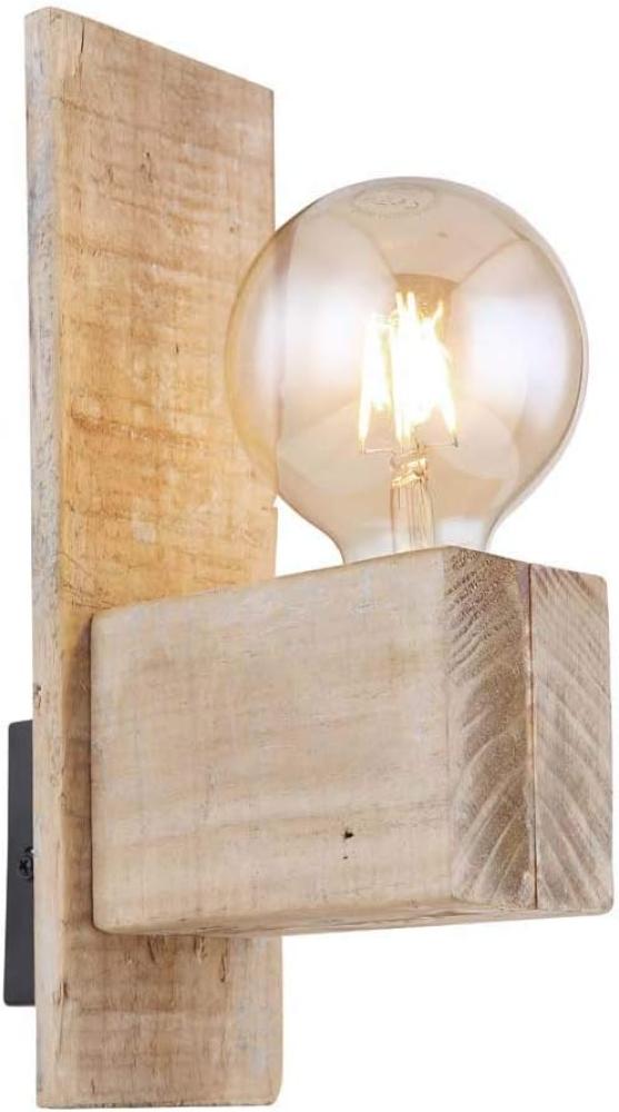 GLOBO Wandleuchte Innen Wandlampe Wohnzimmer Leselampe Schlafzimmer Holz 15455W Bild 1