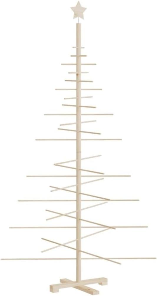 Weihnachtsbaum Holz zum Schmücken 180 cm Massivholz Kiefer 357991 Bild 1