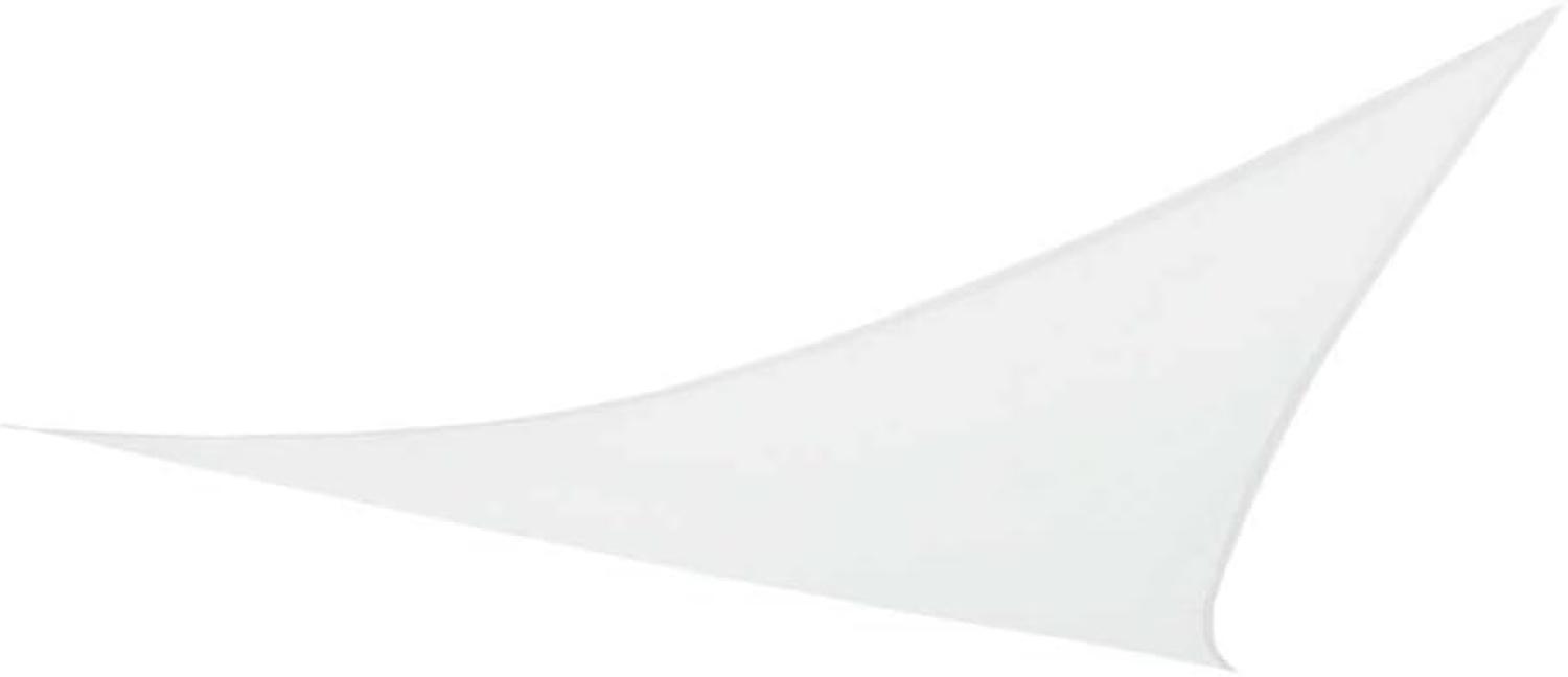AKTIVE dreieckige Sonnensegel für Garten, Polyester, 360 x 360 x 360 cm, weiß (COLORBABY 53904) Bild 1