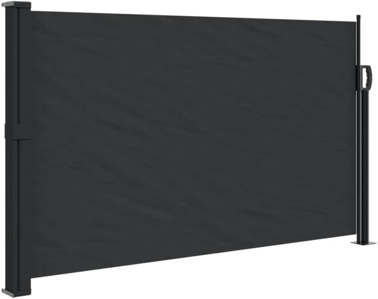 Seitenmarkise Ausziehbar Schwarz 120x500 cm 4004399 Bild 1