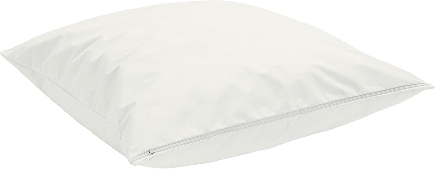 TAURO 26691 Kissen-Bezug, Encasing Milbenkotdicht 50 x 50 cm, Milbenschutz für Hausstauballergiker, naturweiß Bild 1