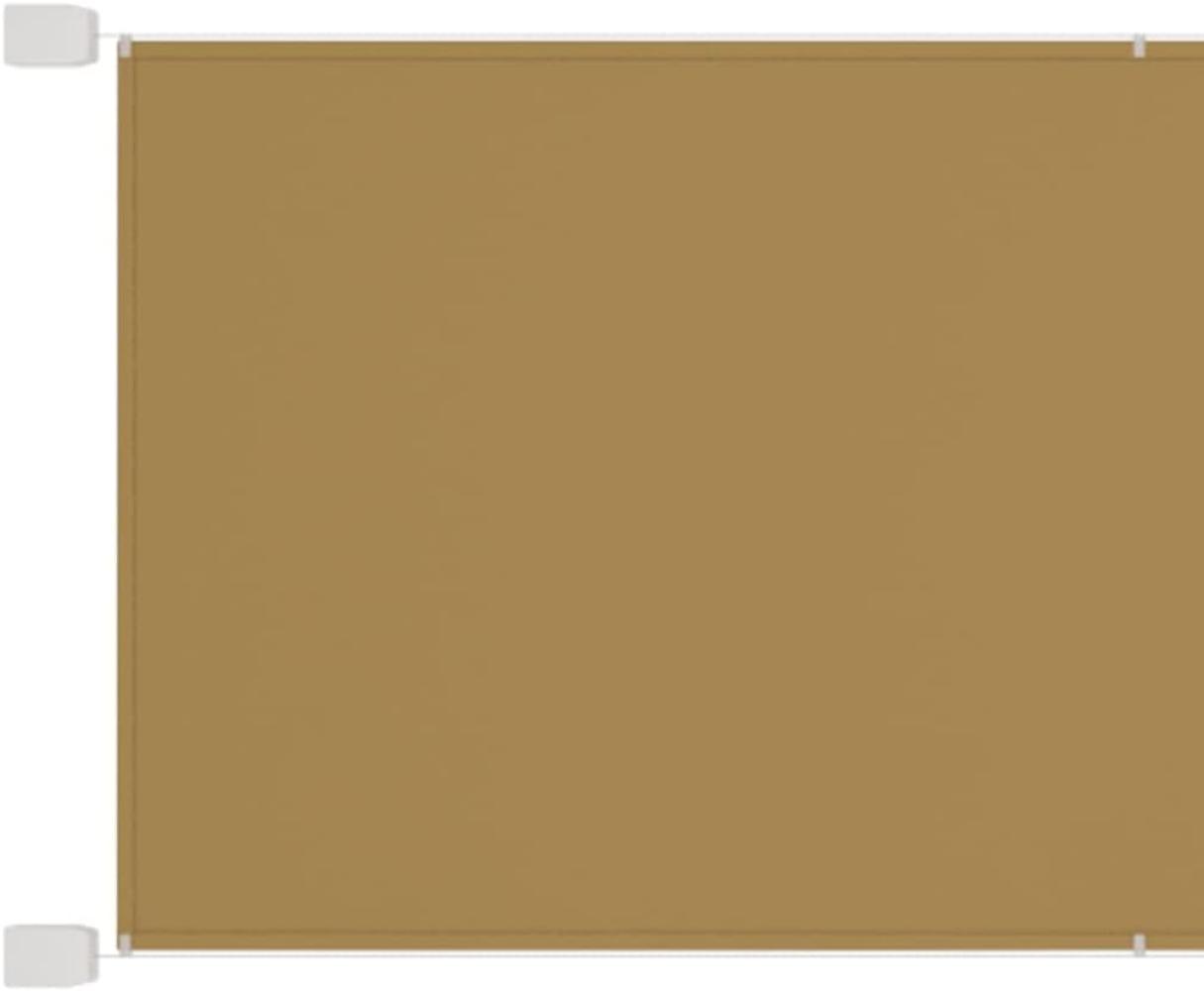 Senkrechtmarkise Beige 140x270 cm Oxford-Gewebe Bild 1