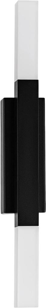 Eglo 900617 Spiegelleuchte ALCUDIA Kunststoff satiniert, Alu schwarz LED 2X5,5W 3000K L:42cm H:3cm Bild 1