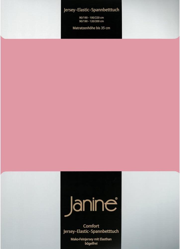 Janine Spannbetttuch ELASTIC-JERSEY Elastic-Jersey altrosé 5002-21 200x200 Bild 1