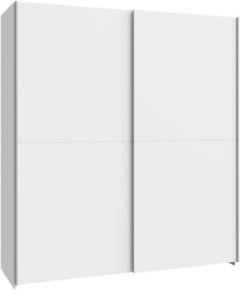 Kleiderschrank SCHACH&MATT mit Schiebetüren Weiß ca. 171 x 191 x 62 cm Bild 1