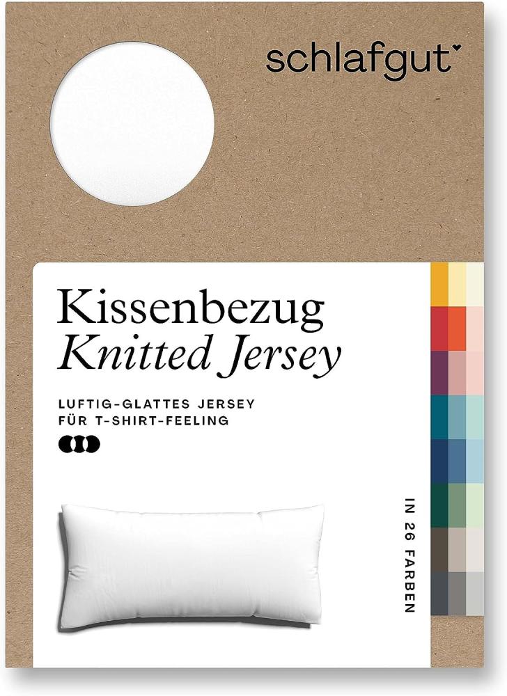 Adam Matheis Kissenbezug Knitted Jersey (BL 40x80 cm) BL 40x80 cm weiß Bild 1